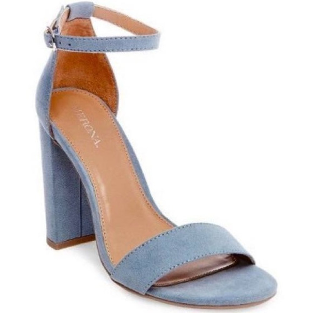 Merina Block Lulu Heels Blue